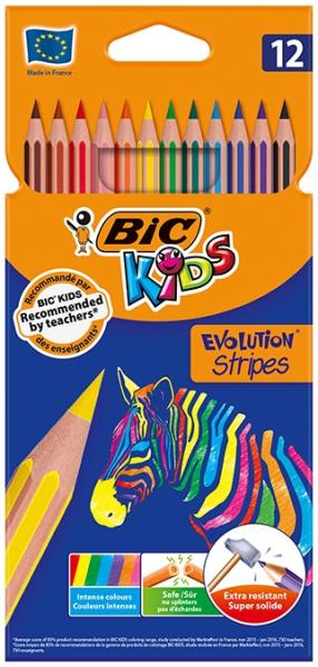 BIC Kids Evolution Színes ceruza, 12 db-os