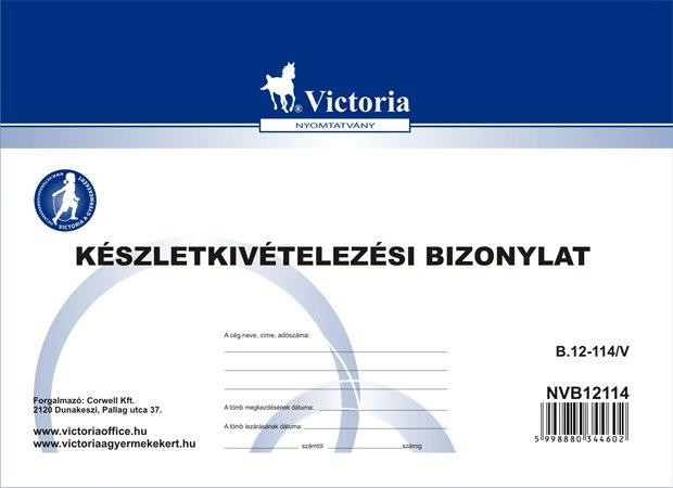 B12-114/V 	 KÉSZLET KIVÉT  25x4 8 TÉTELES Victoria