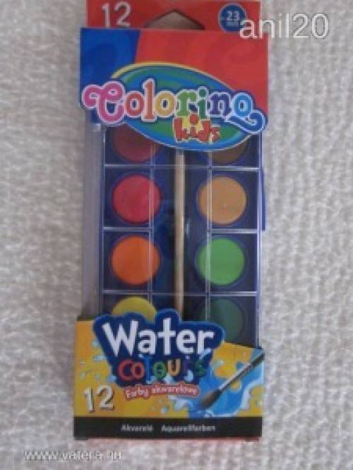 Colorino Kids12 gombos vízfesték 24mm